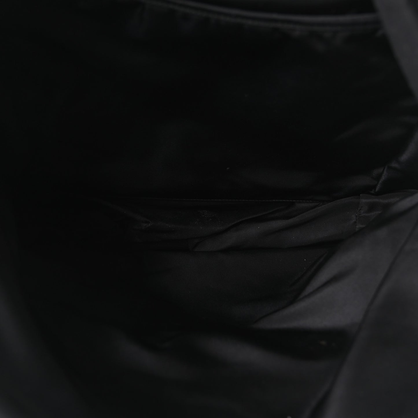 Tessuto Nylon Zip Backpack Black