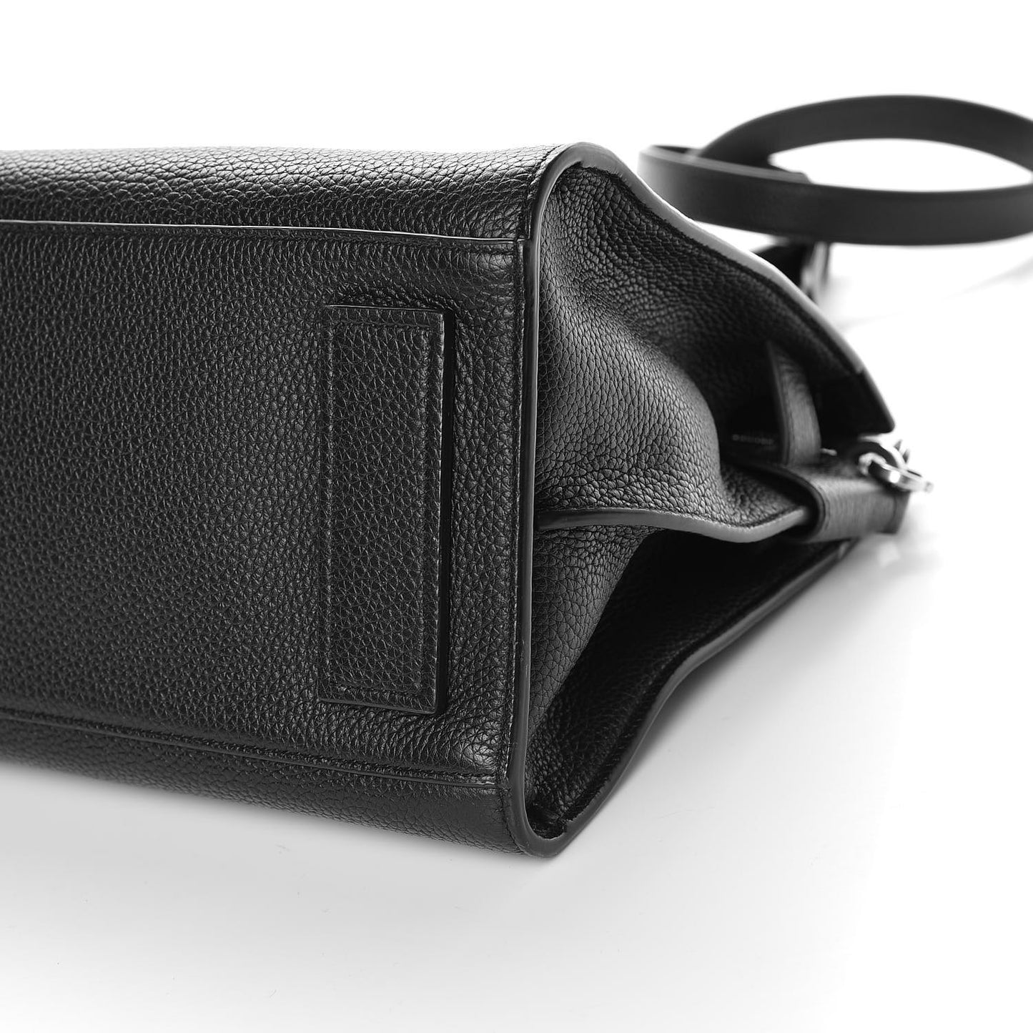 Grained Calfskin Baby Supple Sac De Jour Black