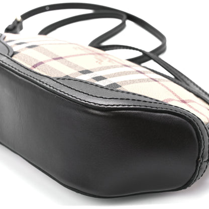 Burberry Haymarket Check Mini Orchard Crossbody Chocolate 10 of 10