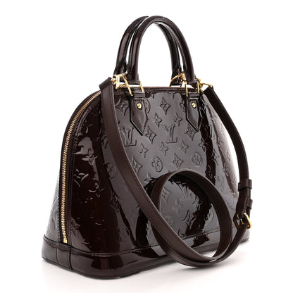 Louis Vuitton Vernis Alma PM Amarante 3 of 10