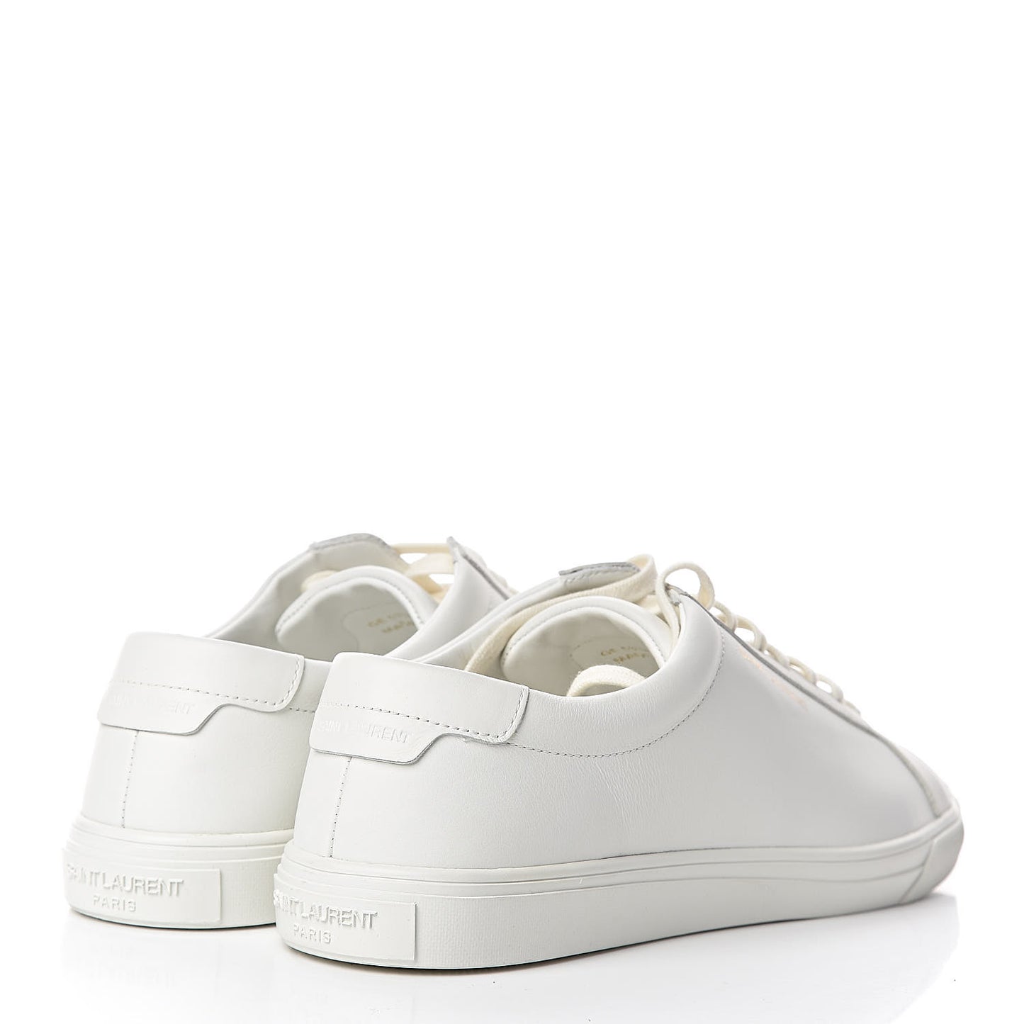Calfskin Andy Low Top Sneakers 39 Blanc Optique