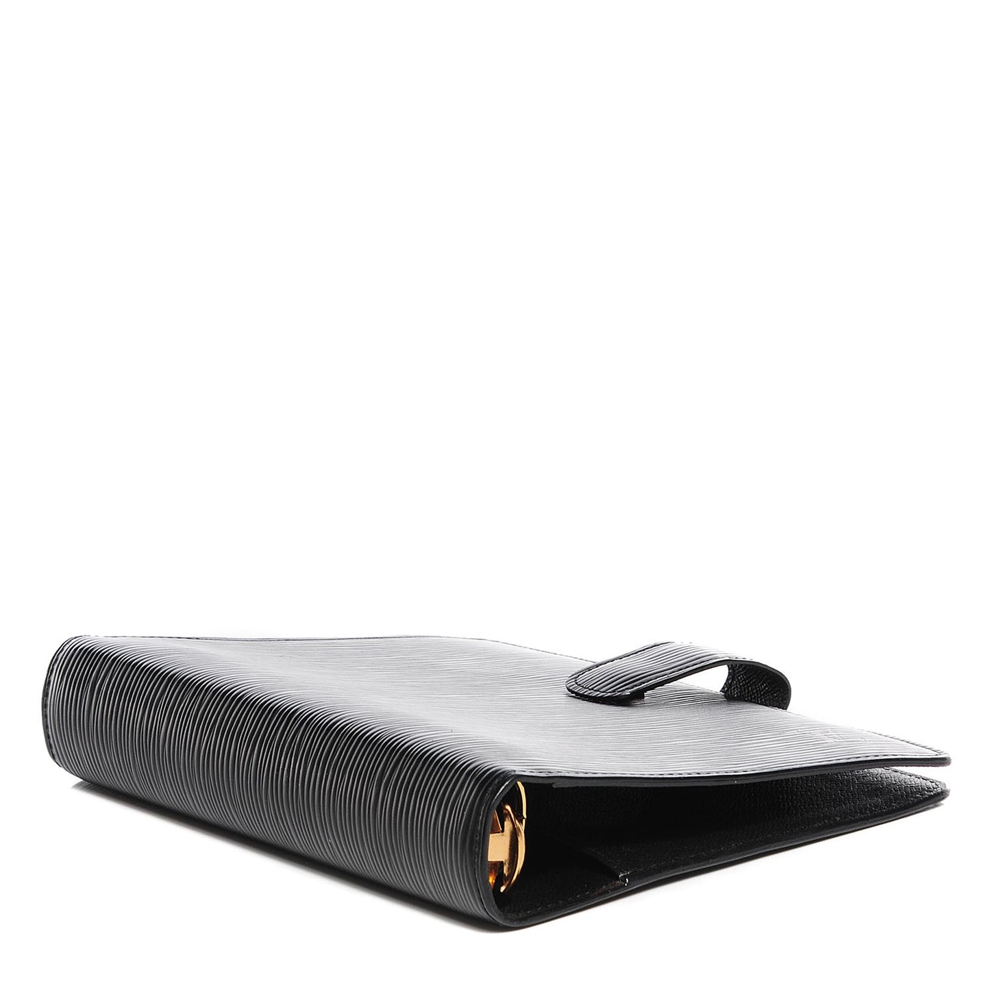 Epi Medium Ring Agenda Cover Black