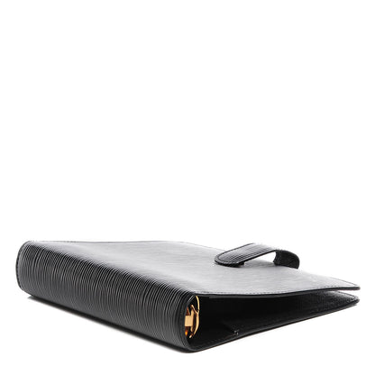 Louis Vuitton Epi Medium Ring Agenda Cover Black 4 of 7