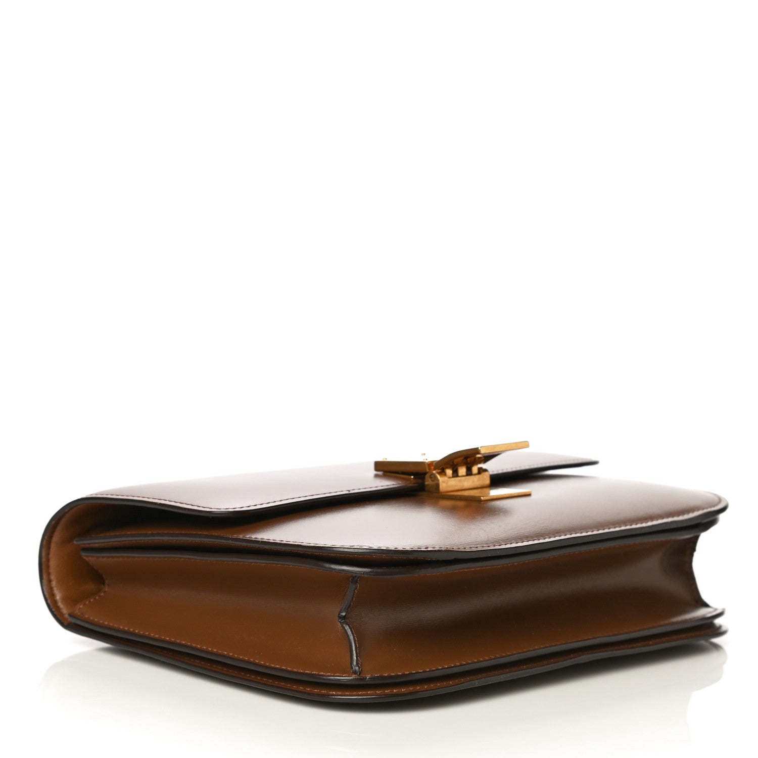 Celine Box Calfskin Medium Classic Box Flap Bag Camel 4 of 18