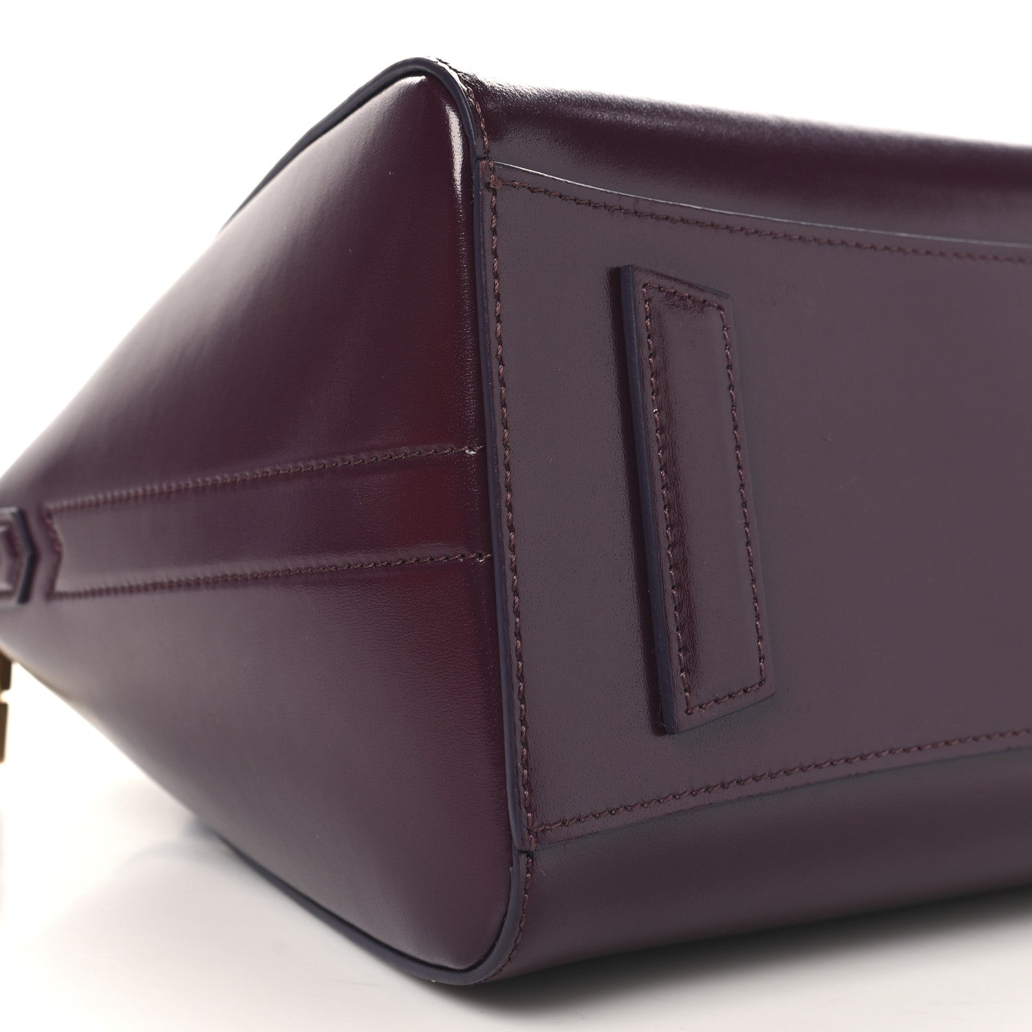 Givenchy Shiny Lord Calfskin Small Antigona Oxblood Red 9 of 10