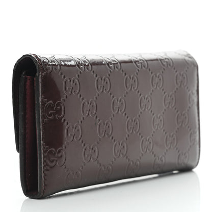 Gucci Shine Guccissima Lovely Heart Continental Wallet Scarlatto 2 of 9