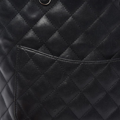 Chanel Calfskin Quilted Medium Cambon Tote Black White 16 of 21
