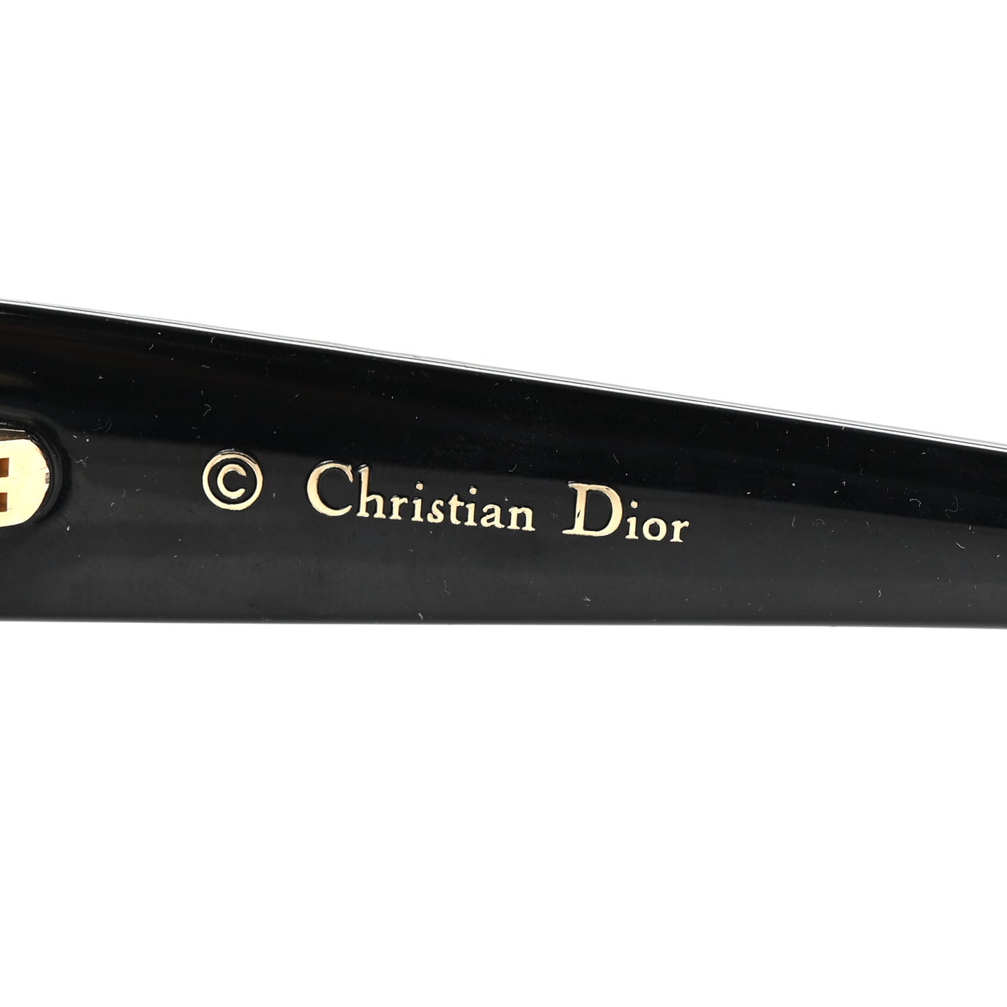 Acetate Cannage Lady Dior Studs 5 Sunglasses Black