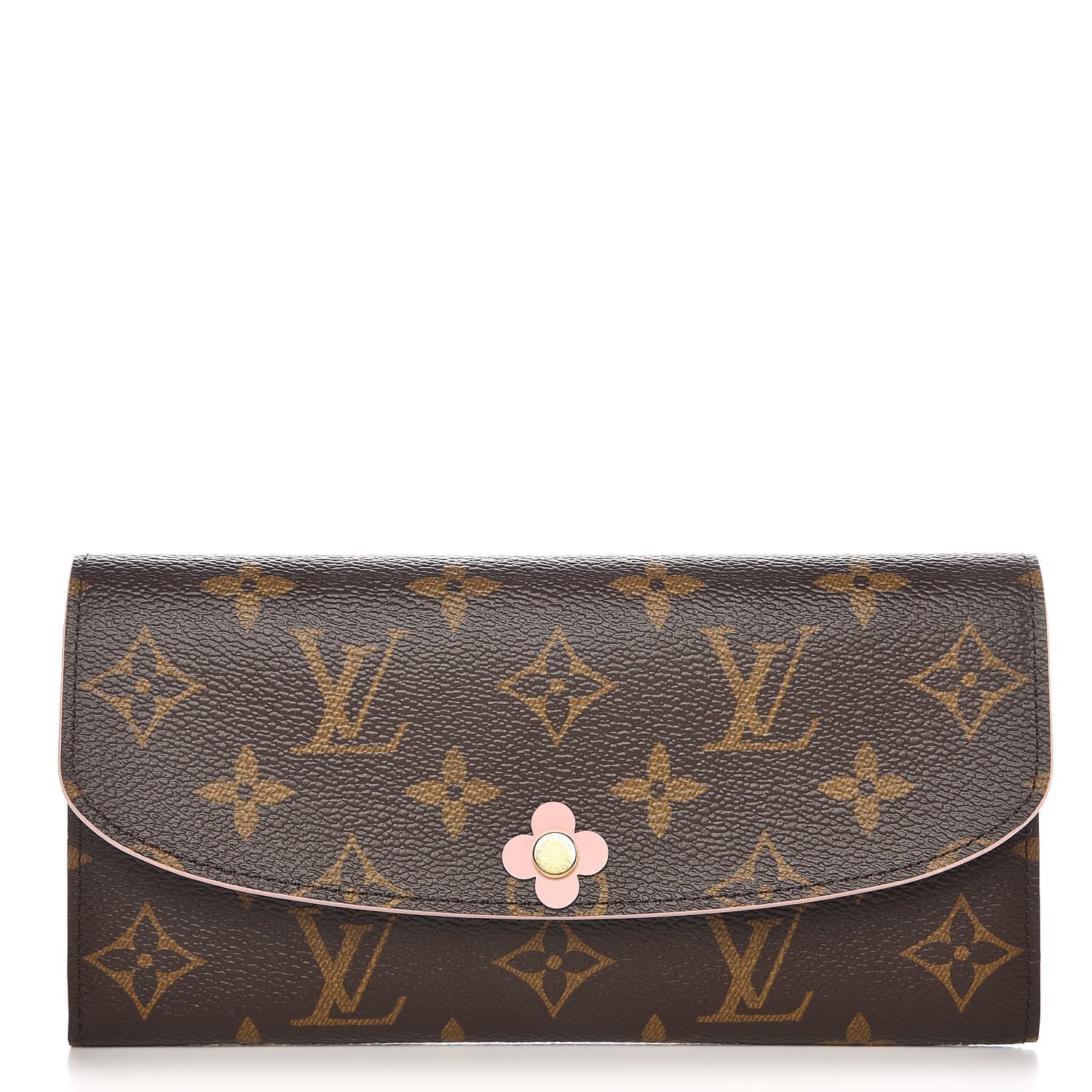 Louis Vuitton Monogram Bloom Flower Emilie Wallet 1 of 8