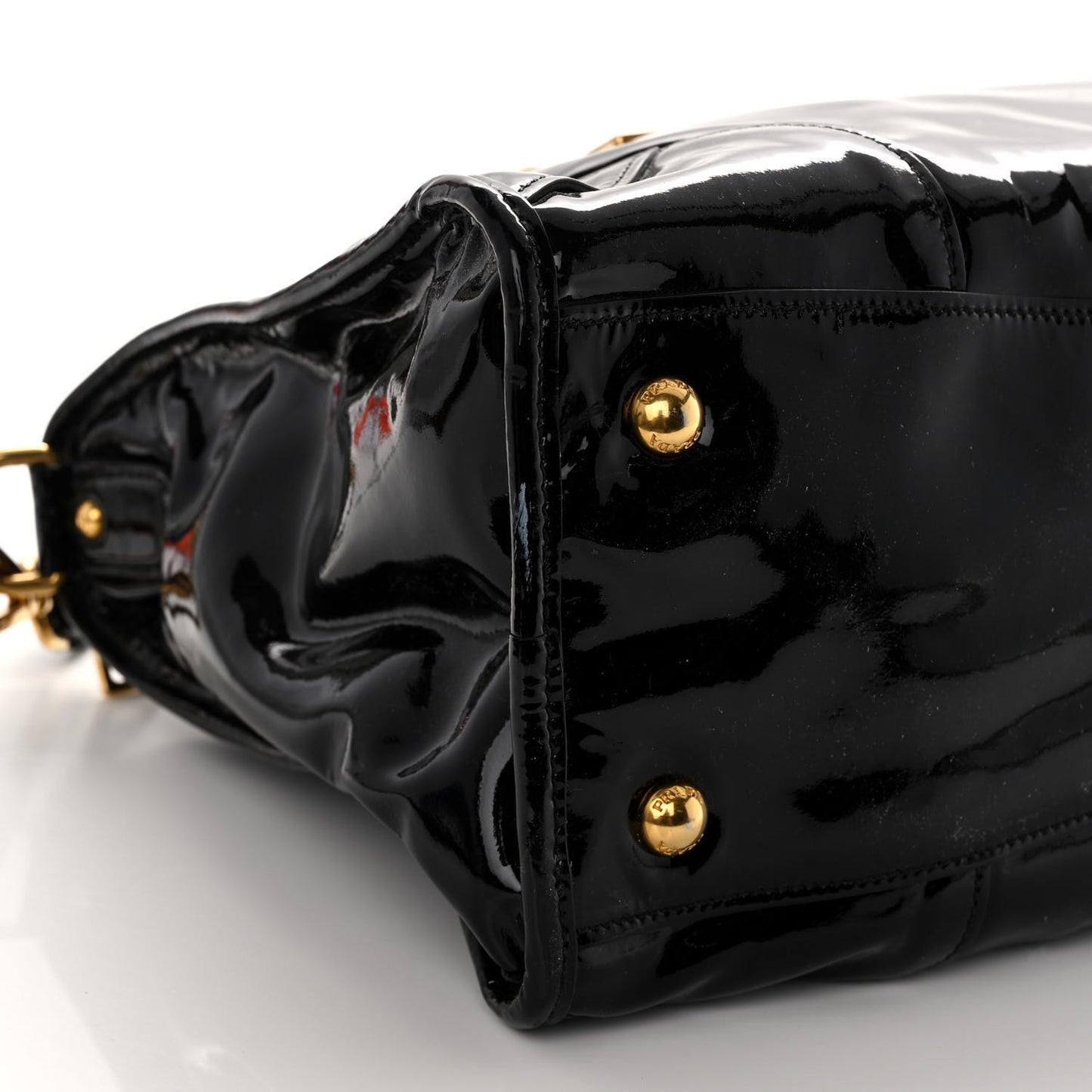Vernice Shopping Satchel Black