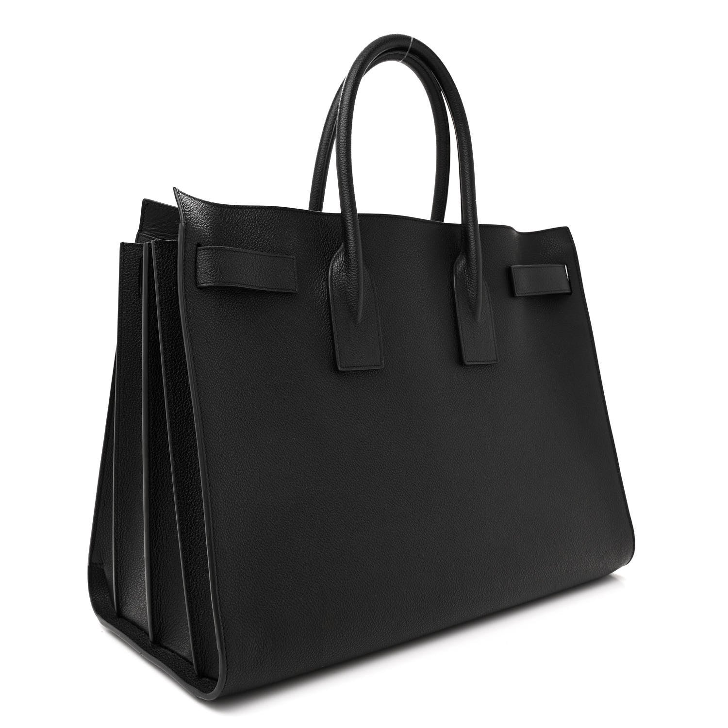 Saint Laurent Calfskin Large Sac de Jour Carryall Black 3 of 14