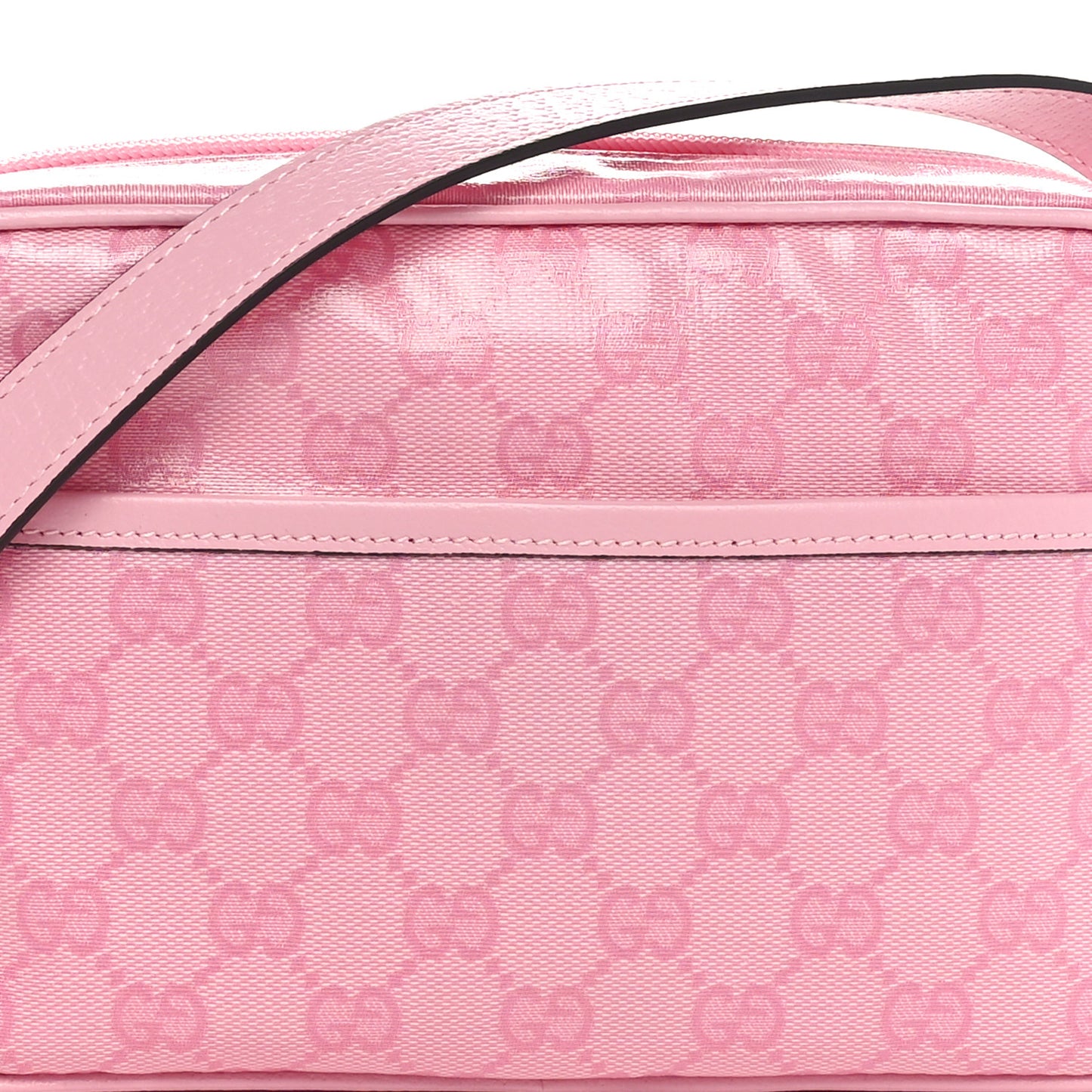GG Crystal Monogram Mini Shoulder Bag Sugar Pink