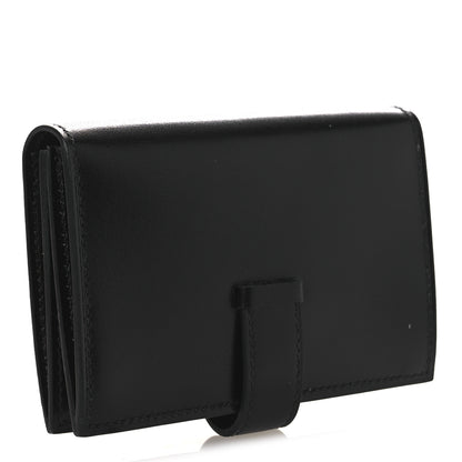 Hermes Box Monochrome Bearn Card Holder Wallet Black 3 of 9