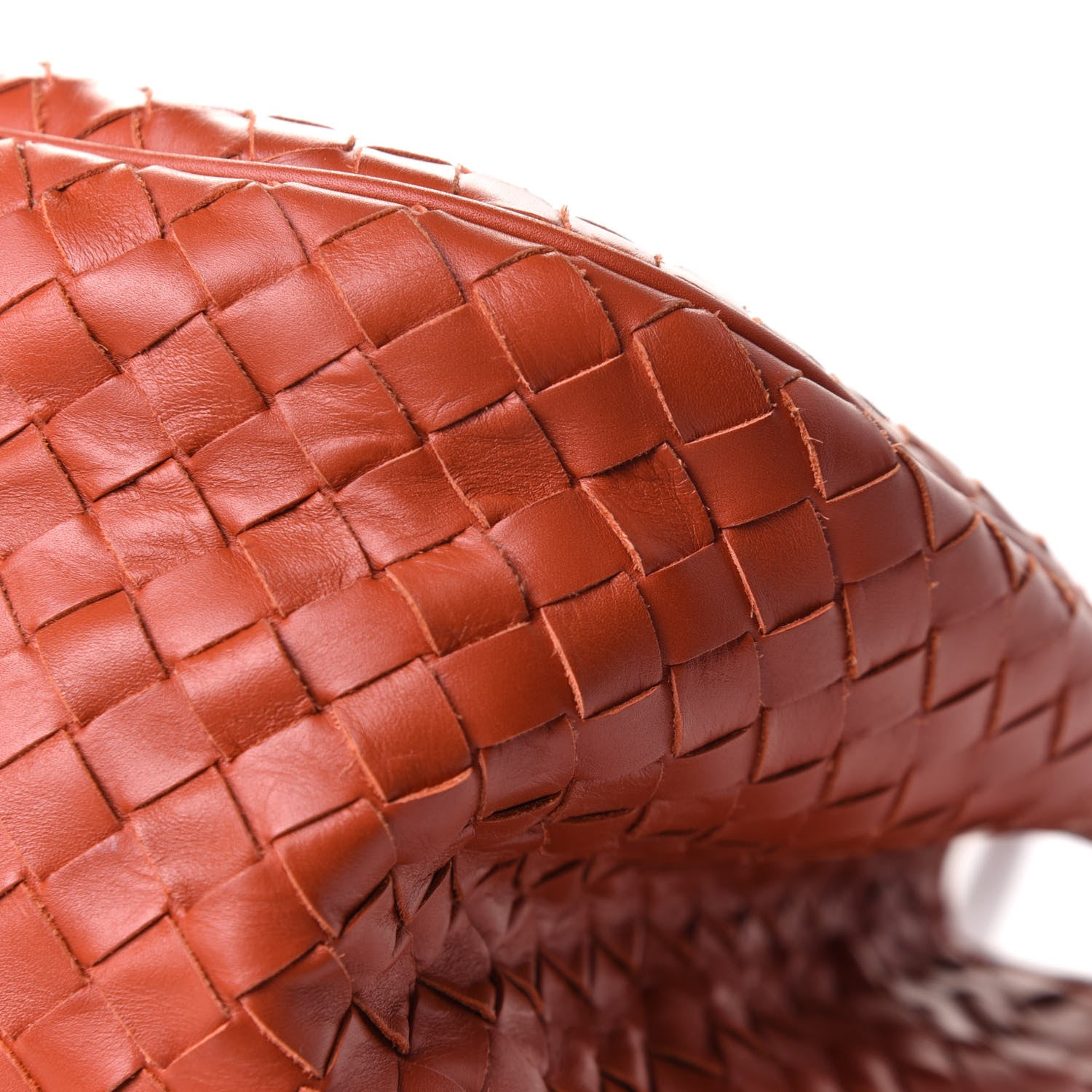 Bottega Veneta Nappa Intrecciato Woven Tote Terracota 9 of 11