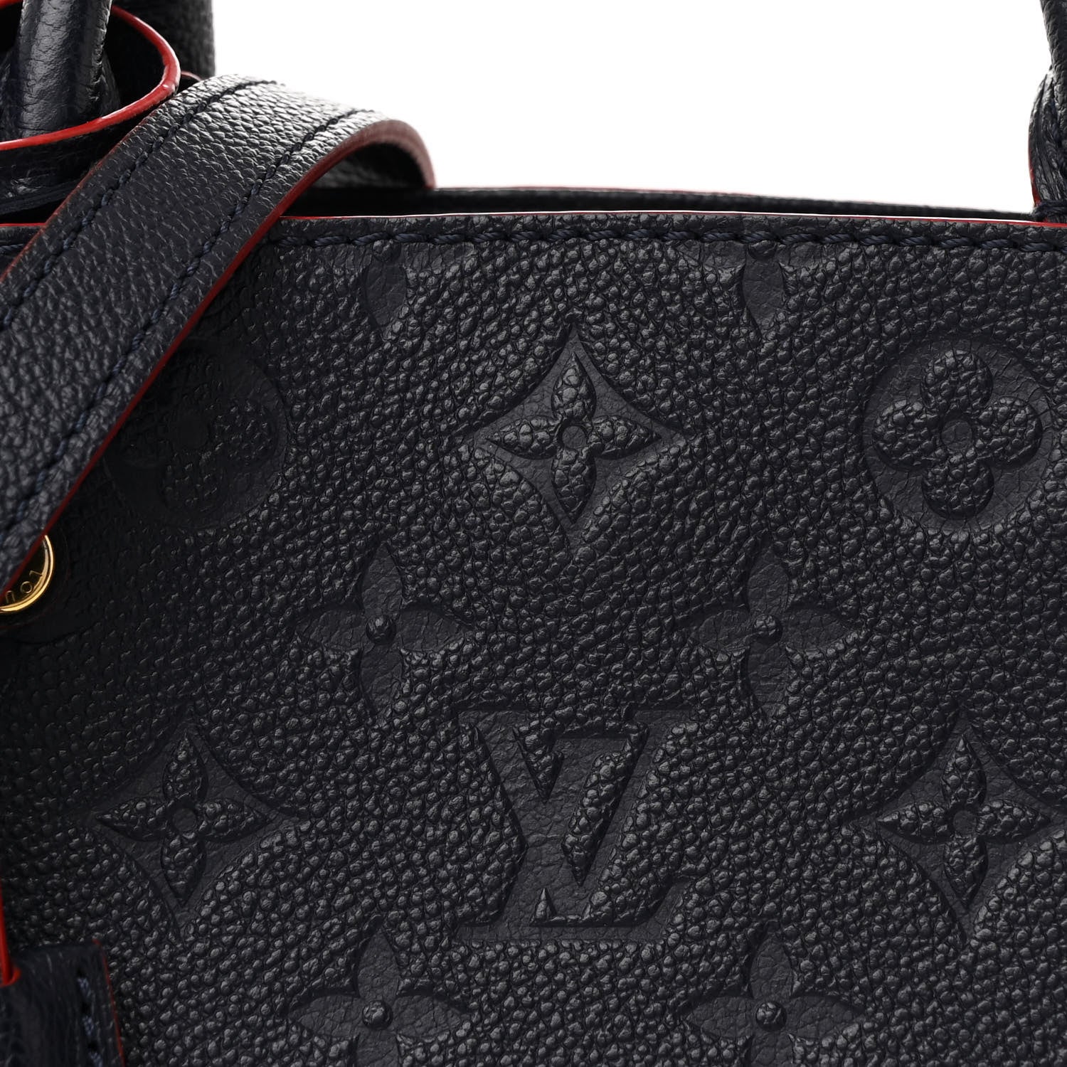 Louis Vuitton Empreinte Montaigne BB Marine Rouge 8 of 12