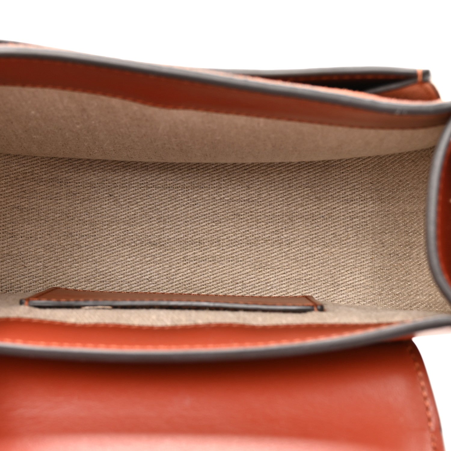 Chloe Calfskin Suede Small Tess Bag Sepia Brown 5 of 10