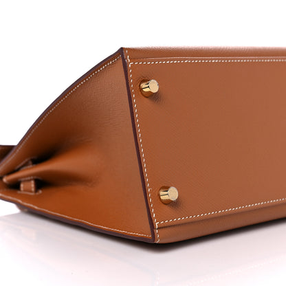 Hermes Epsom Kelly Sellier 28 Gold 8 of 36