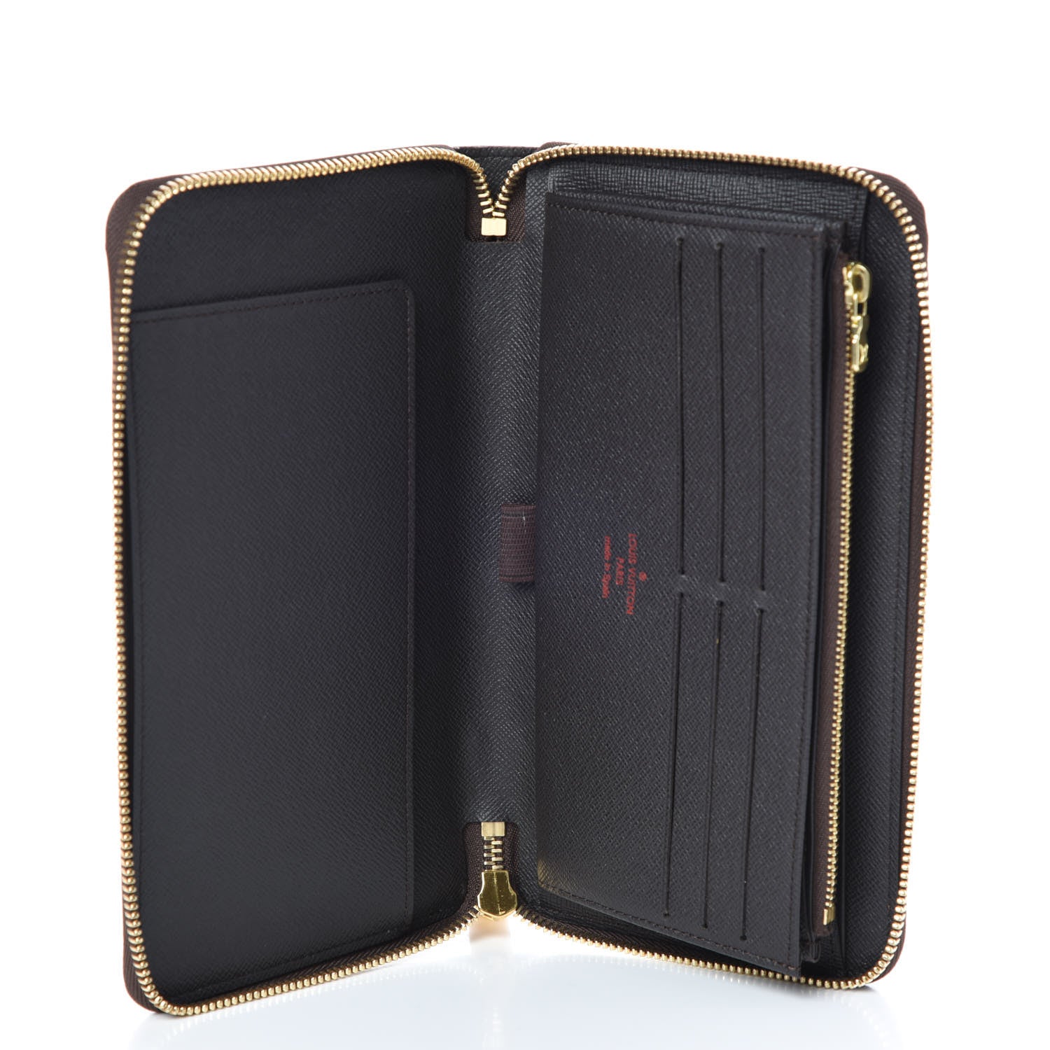 Louis Vuitton Damier Ebene Zippy Organizer Wallet 5 of 8