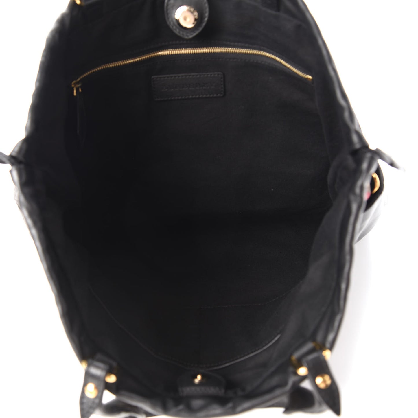 Calfskin House Check Big Crush Black