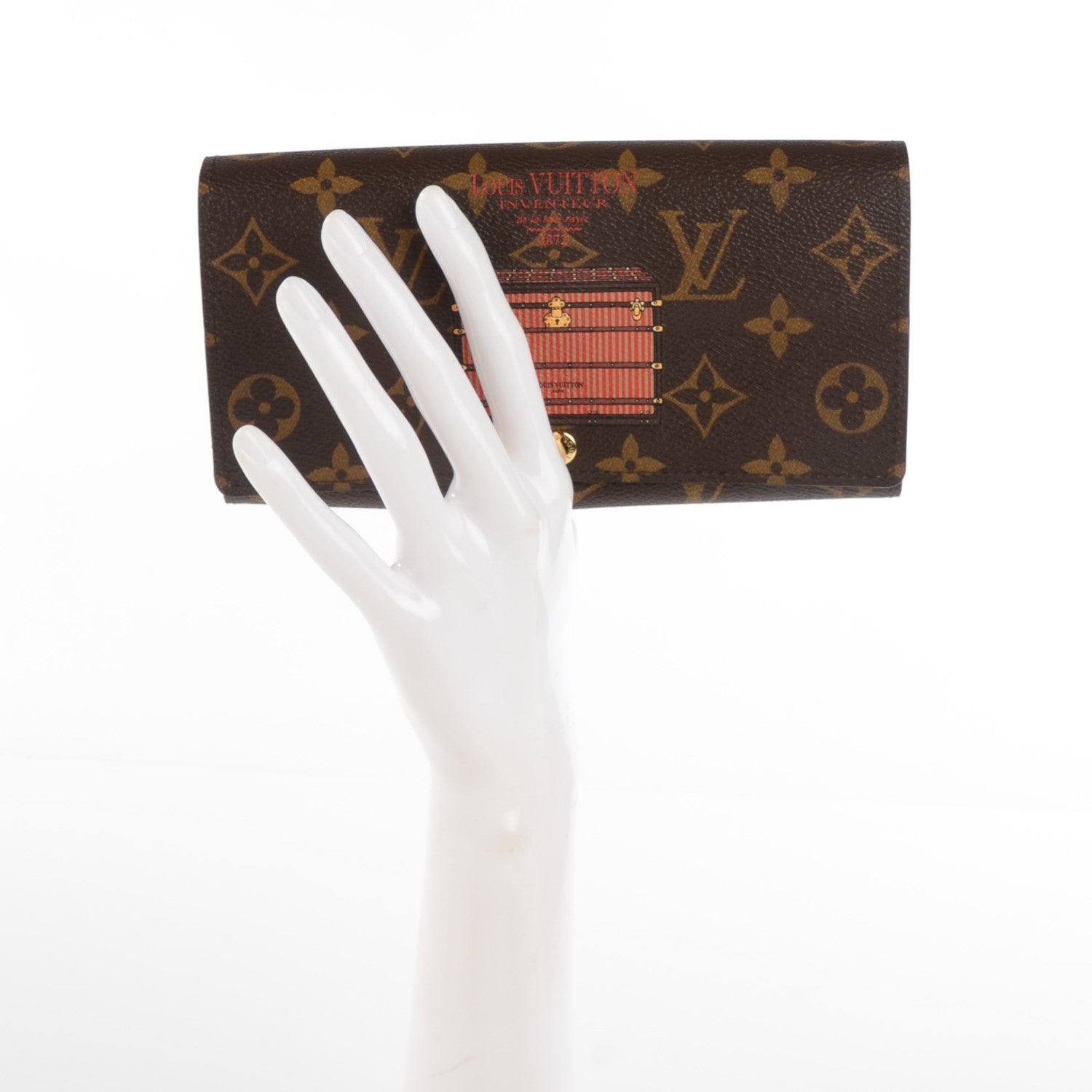 Louis Vuitton Monogram Trunks and Locks Sarah Wallet 2 of 7
