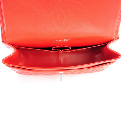Chanel Lambskin Quilted Jumbo Double Flap Red 5 of 8