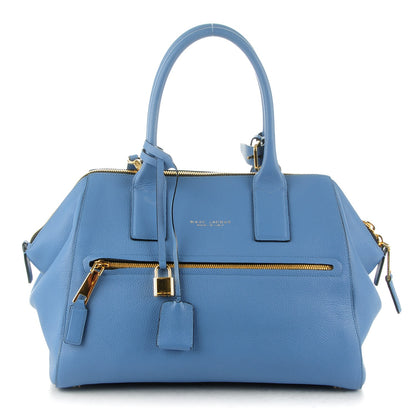 Marc Jacobs Textured Calfskin Medium Incognito Satchel Sky 1 of 8