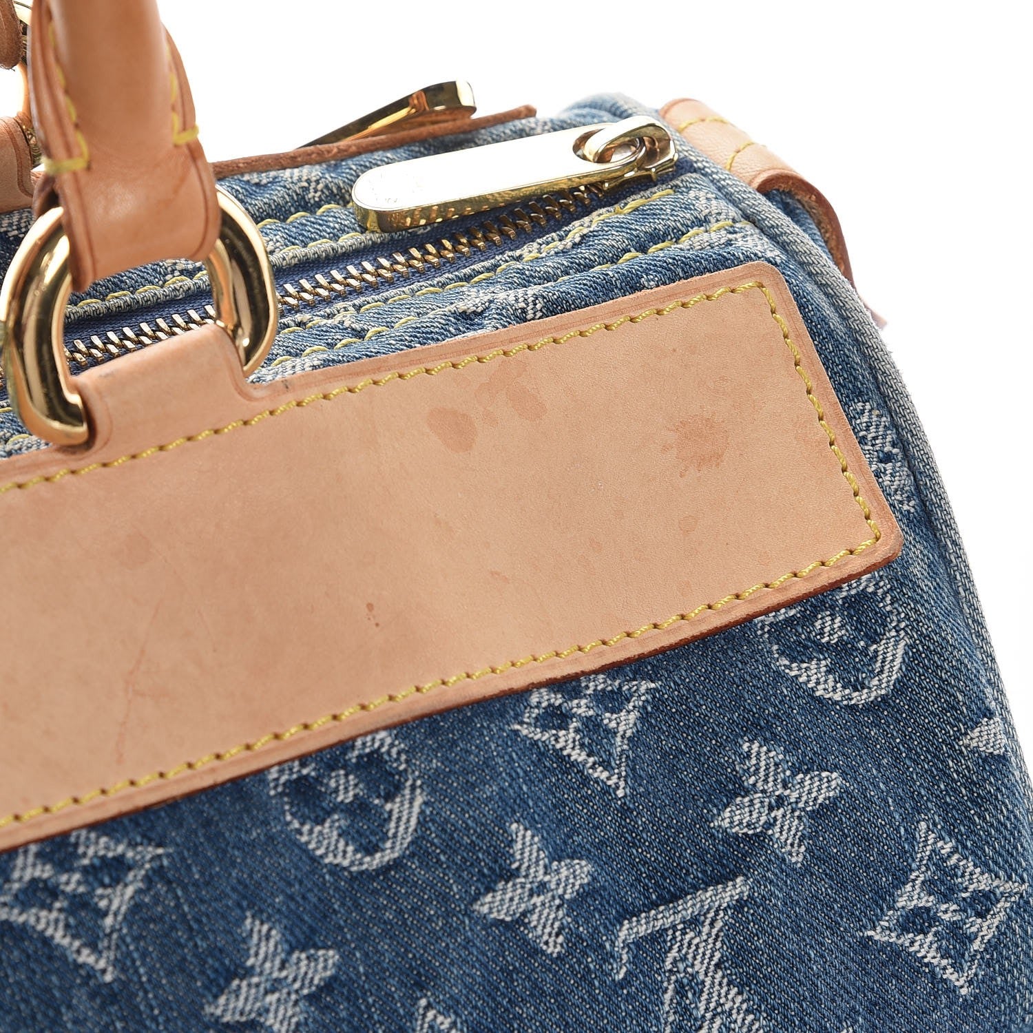 Louis Vuitton Monogram Denim Neo Speedy Blue 12 of 13