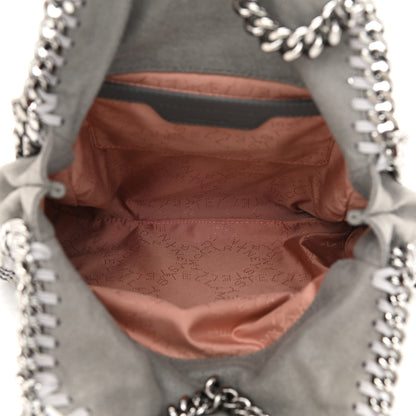 Stella McCartney Shaggy Deer Mini Falabella Fold Over Tote Light Grey 5 of 11