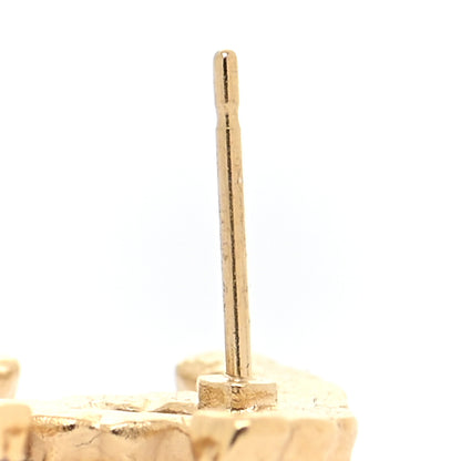 Chanel Crystal CC Stud Earrings Gold Multicolor 5 of 6