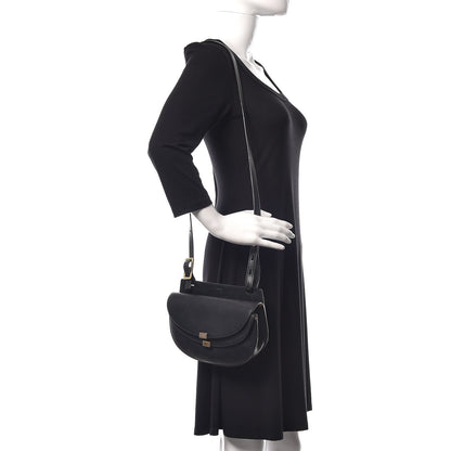 Chloe Calfskin Mini Georgia Crossbody Bag Black 2 of 16