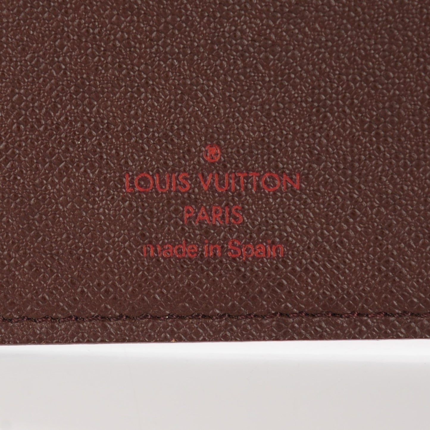 Damier Ebene Desk Agenda Cover