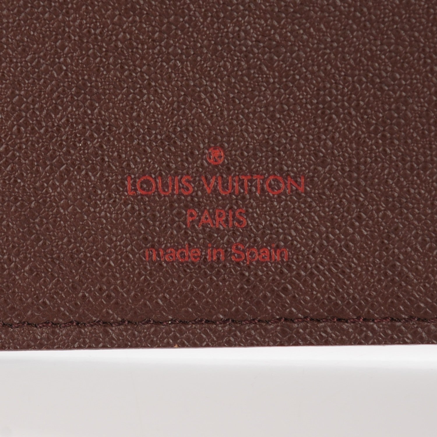 Louis Vuitton Damier Ebene Desk Agenda Cover 6 of 7