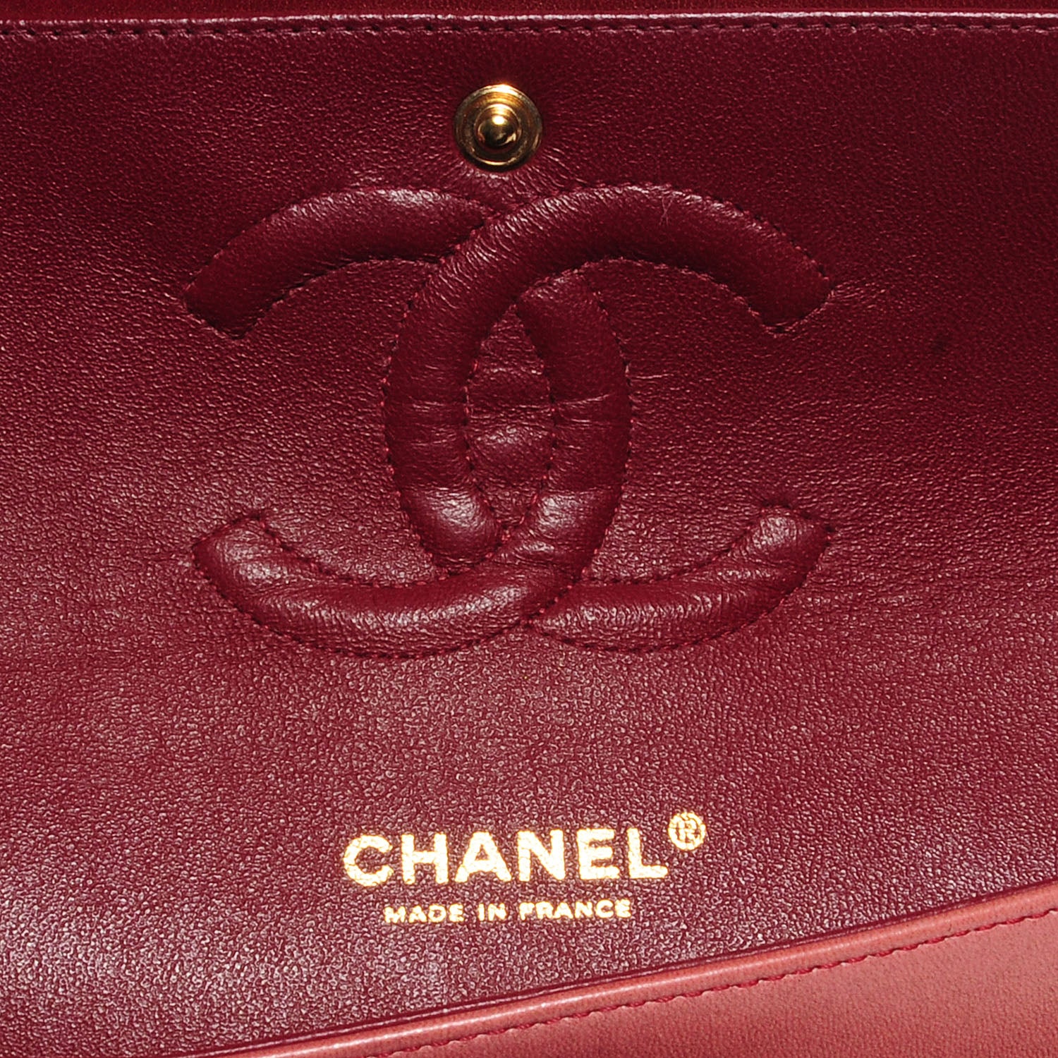 Chanel Lambskin Degrade Medium Double Flap Red 4 of 8