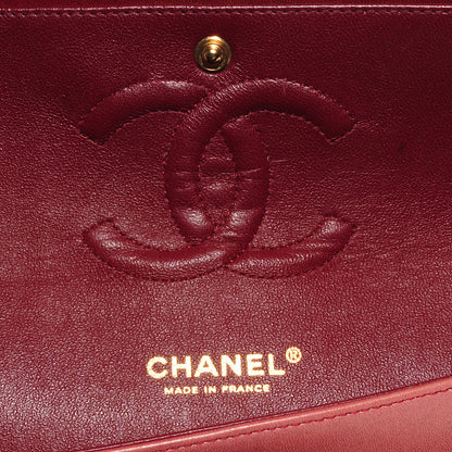 Chanel Lambskin Degrade Medium Double Flap Red 4 of 8