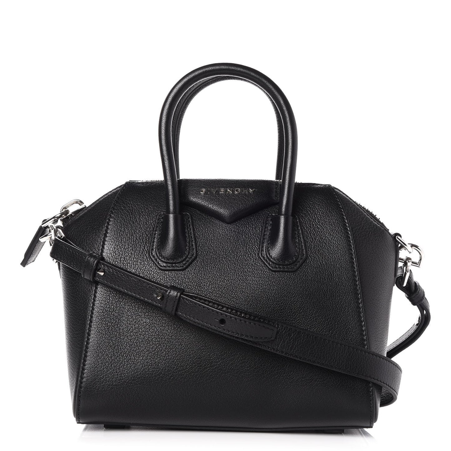 Sugar Goatskin Mini Antigona Black