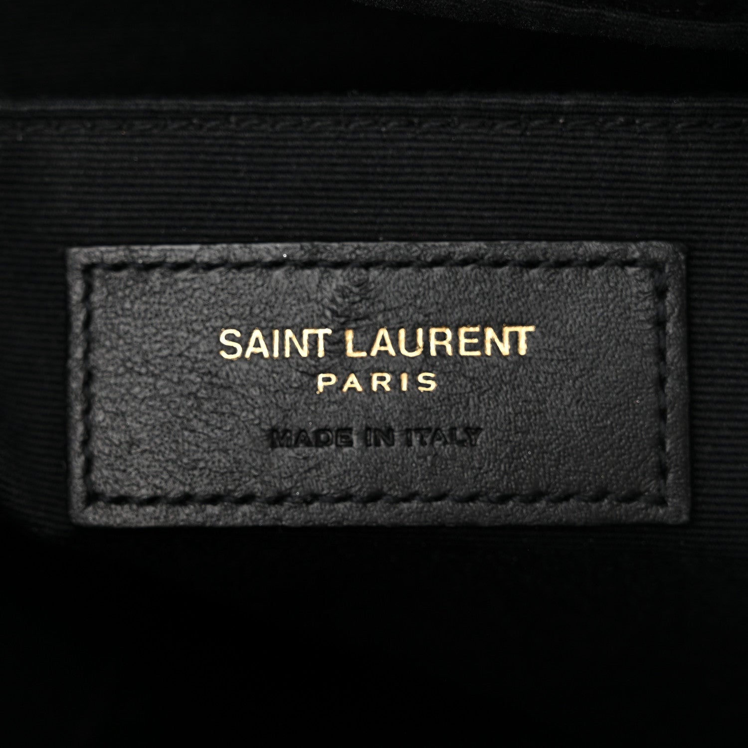 Saint Laurent Calfskin Matelasse Monogram Lou Camera Bag Black 6 of 12