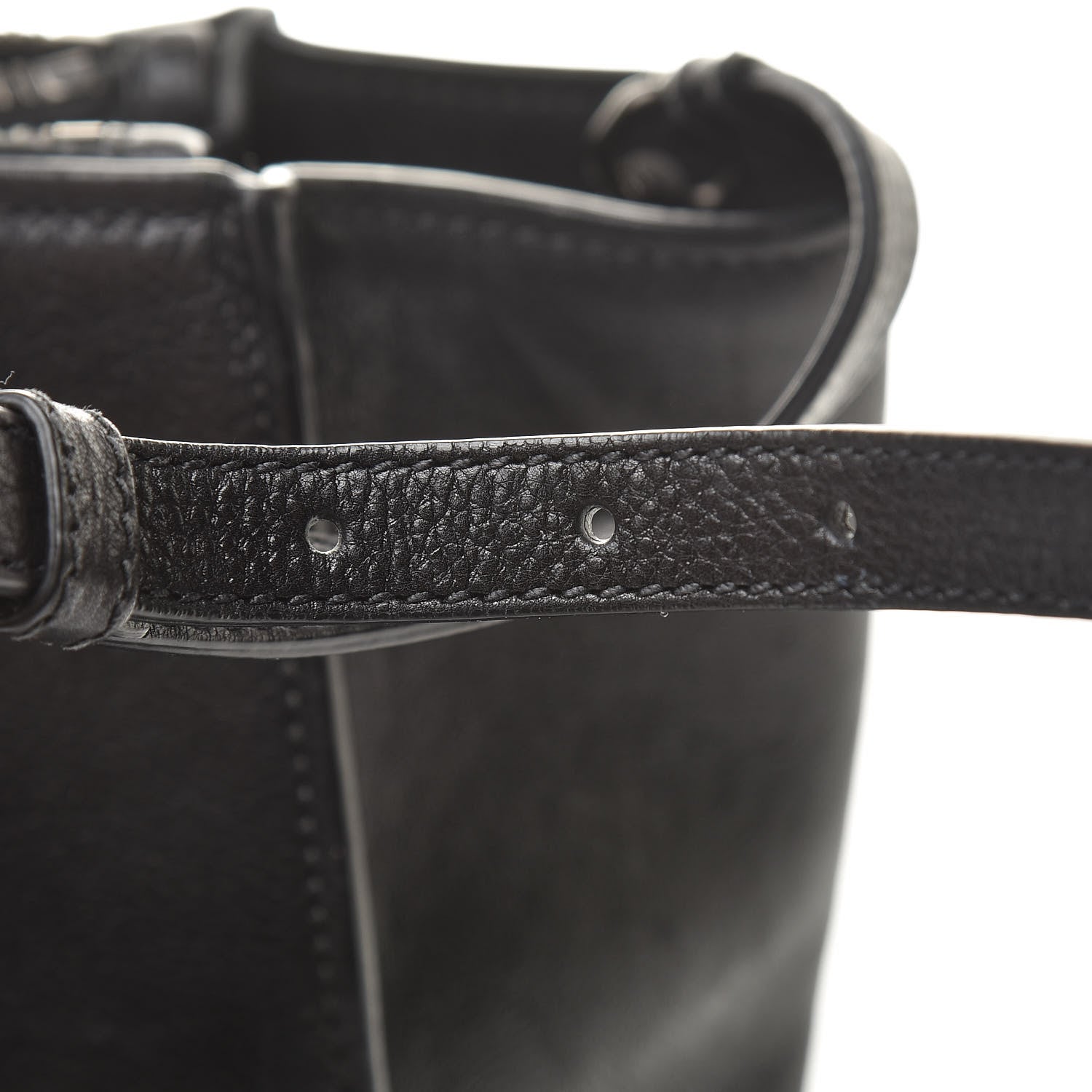 Prada Glace Calf Small Twin Pocket Tote Black 21 of 25