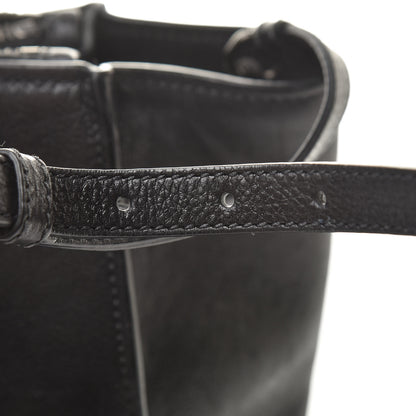 Prada Glace Calf Small Twin Pocket Tote Black 21 of 25