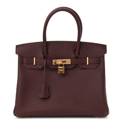Hermes Togo Birkin 30 Bordeaux 1 of 10