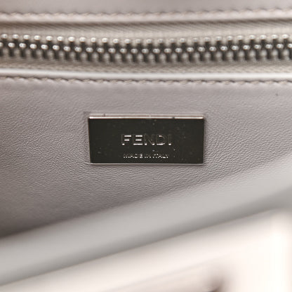 Fendi Calfskin Nappa Medium Peekaboo Iconic Satchel Moon Cuoio Ghiaia 6 of 9