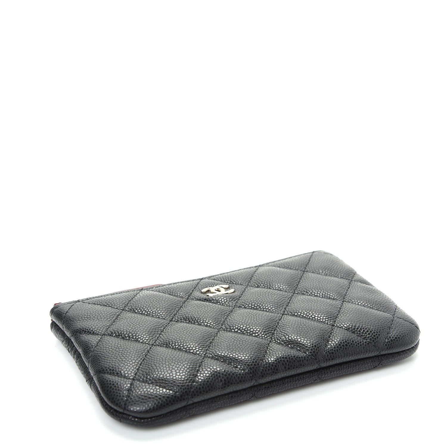 Chanel Caviar Quilted Small Cosmetic Case Black 4 of 8