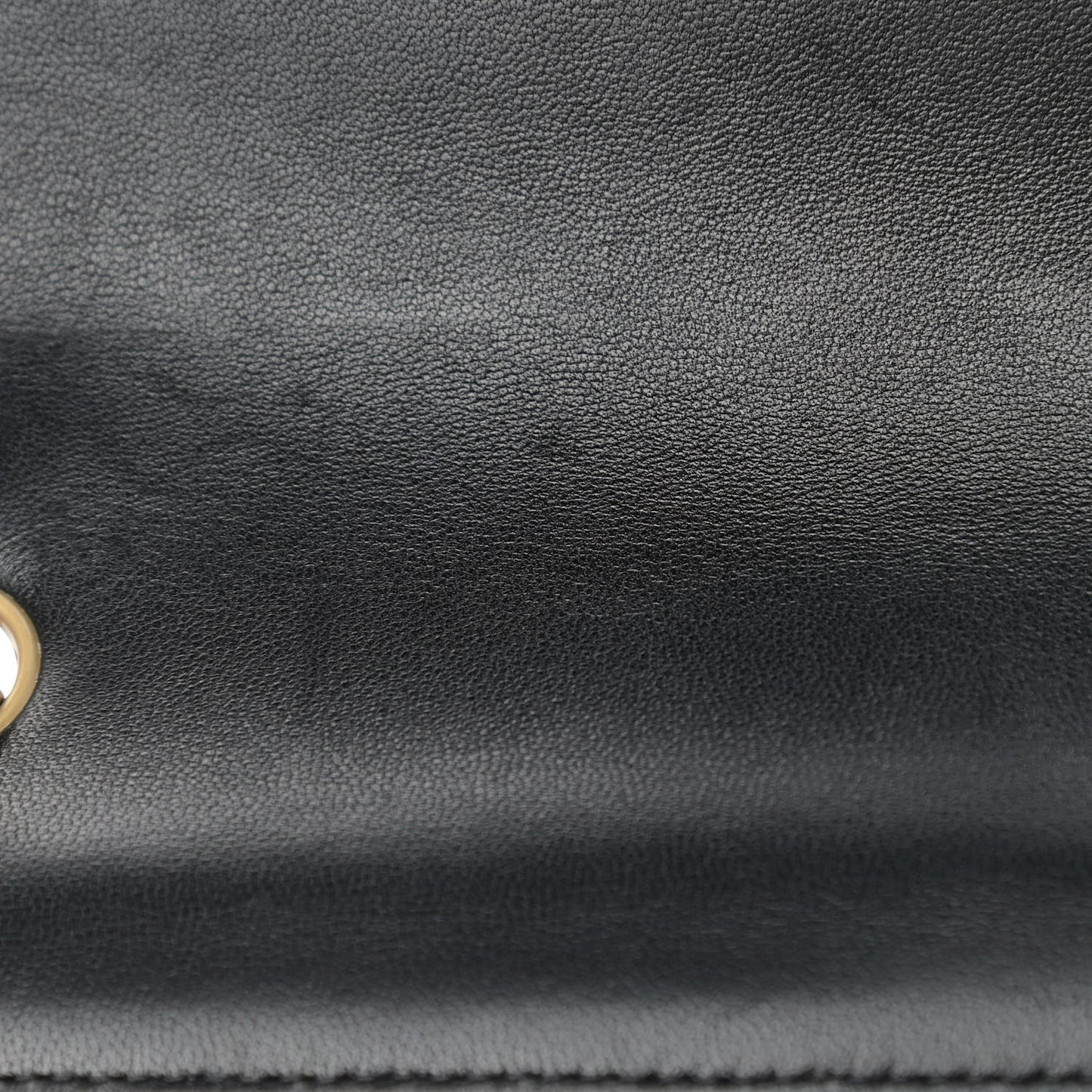 Lambskin Quilted Egyptian Amulet Mini Rectangular Flap Black