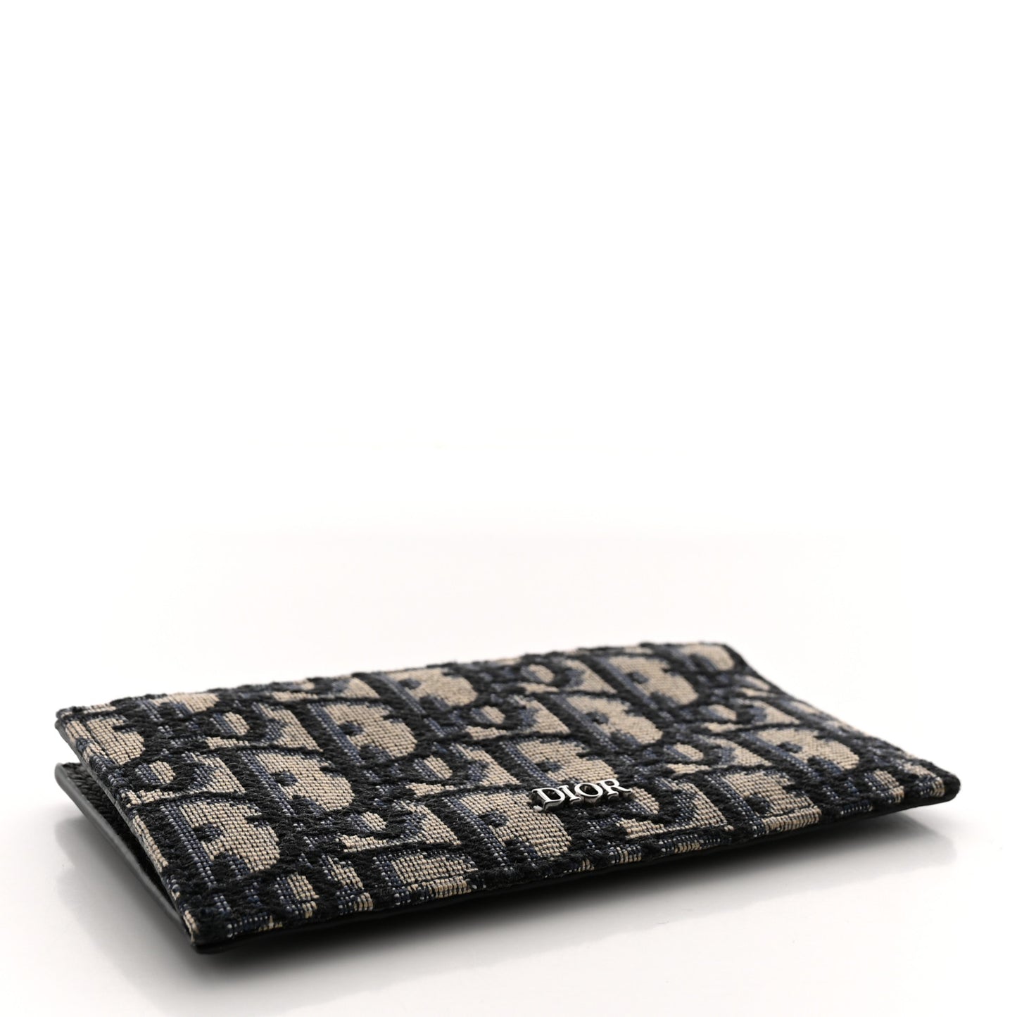 Oblique Dior Pouch Wallet Black