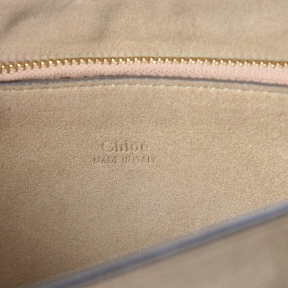 Chloe Suede Calfskin Medium Faye Shoulder Bag Tobacco 7 of 7