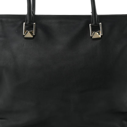 Valentino Garavani Vitello Macro Rockstud Runway Tote Black 7 of 15
