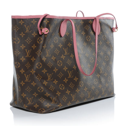 Louis Vuitton Monogram Articles de Voyage Ikat Neverfull GM Rose Velours 3 of 7