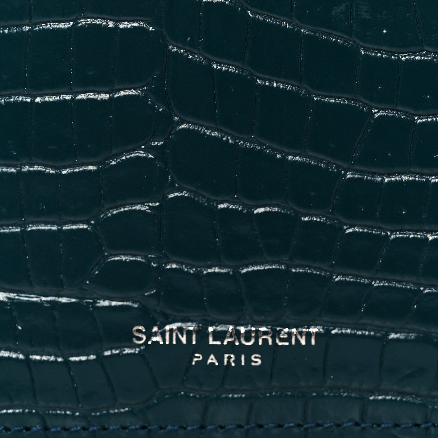SAINT LAURENT ネイビー ケース Yves Saint Laurent YSL Parfums Pouch blue faux leather travel
