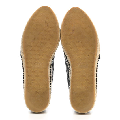 Gucci Microguccissima Signature Espadrilles 39.5 Black 5 of 13