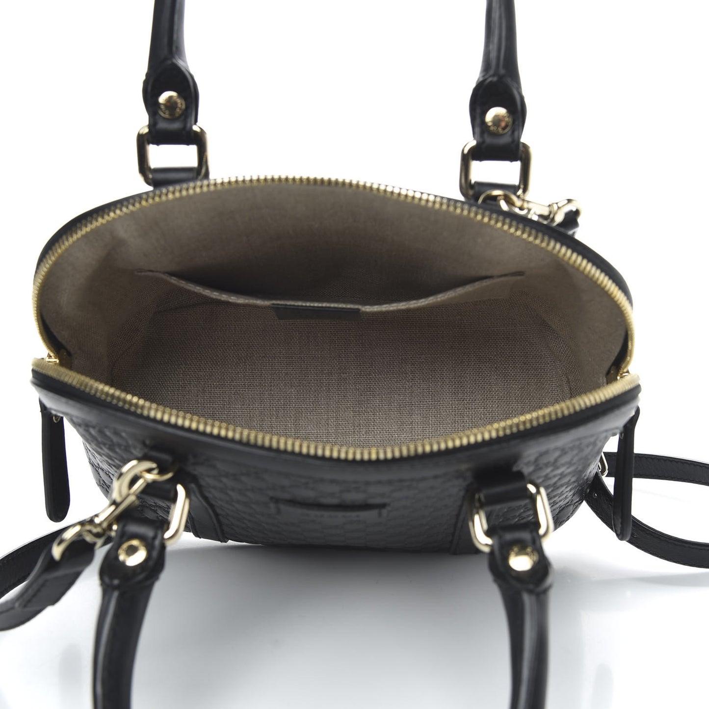 Microguccissima Mini Dome Bag Black