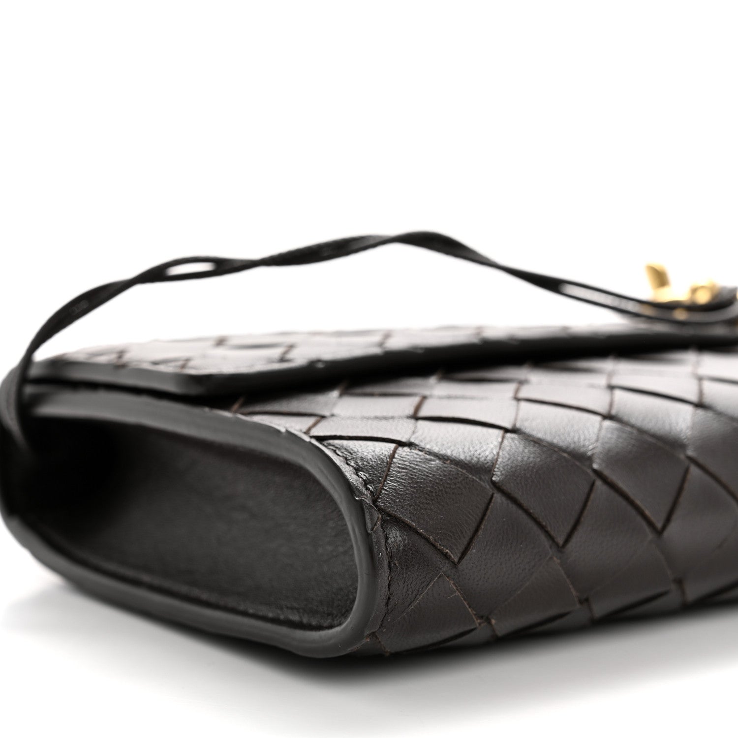 Bottega Veneta Nappa Intrecciato Long Andiamo Top Handle Clutch Fondant 9 of 10
